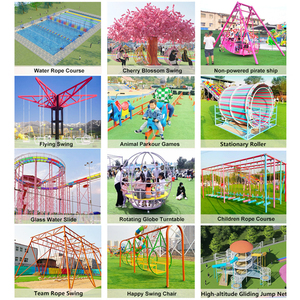 Montaña Rusa Sin Motor 2026, Equipo de Parque de Atracciones al Aire Libre con <span class=keywords><strong>Bicicleta</strong></span> de Pedales para Área de Juegos Interactiva Familiar - Product Image 4