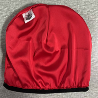 Gorro de Punto con Forro de Satén para Mujer, Gorro de Invierno, Gorro Holgado de Punto Trenzado, Gorro Cálido con Forro de Seda
