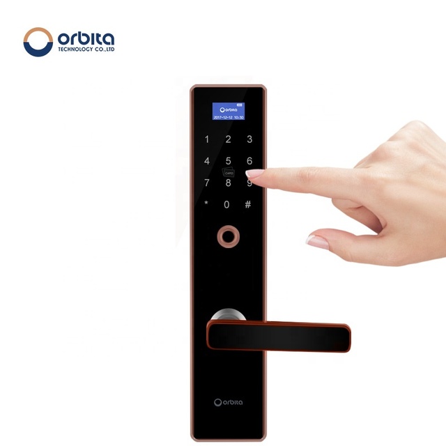P8010 Orbita Wifi Smart Function Lock Fingerprint Password Mobile Phone Control Lock APP Unlock Lock
