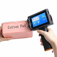 Imprimante à jet d'encre TIJ portable de 12,7 mm, machine de codage portable pour la date de production, le code de lot, le numéro de lot, le logo et le marquage des produits