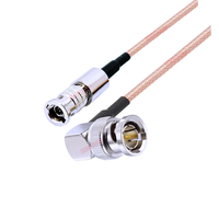 Cable adaptador RF HD BNC RG179 de 75 ohmios con conector Micro BNC macho a macho/hembra para vídeo HD