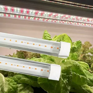 1.2 metro t5 impianto dimmerabile 660nm veg coltivazione indoor led luce a spettro completo striscia di crescita lampada luminosa