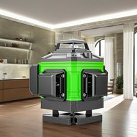 Certifié FCC & CE Qualité Professionnelle Intérieur/Extérieur Manuel/Automatique 16 Lignes Laser Vertes 360 Niveaux 2D/3D Qualité Industrielle