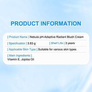 Rubor en Crema Mate, Tamaño Viaje, Cambia de Color, Larga Duración, Resistente al Agua, Iluminador Facial, Acabado Natural, Rubor Rosa para Mejillas - Product Image 6