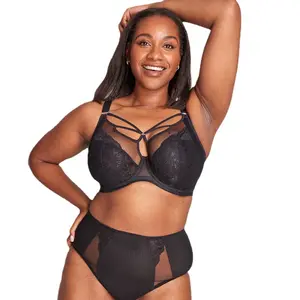 Sexy Bra Plus Size Adjustable Lace Women Big Breast Thin Underwear