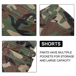Sinairsoft Custom High Quality Waterproof <b>Camouflage</b> Cargo <b>Shorts</b> for <b>Men</b> Tactical Combat Work <b>Shorts</b> with Pockets for Hunting - Product Image 2