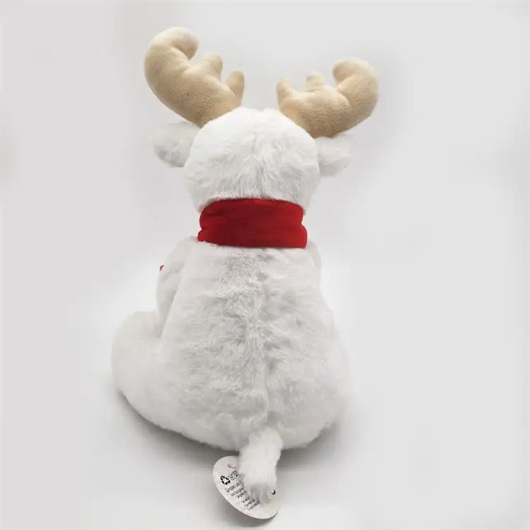 Kuschel iges Stofftier Teddybär Weihnachts geschenk Werbe Weihnachten Rentier Plüsch Weiches Babys pielzeug Gefüllte Weiche Mini Plüsch Tier Spielzeug Set