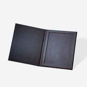 Boîte cadeau plate noire Geoto pour cartes, emballage cadeau en papier pour cartes de vœux, invitations et cadeaux de fêtes - Product Image 1