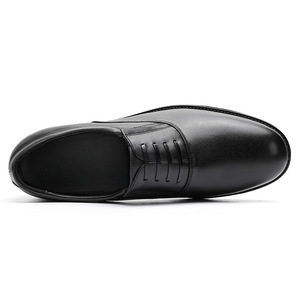 Zapatos de Vestir de Alta Gama para Hombre, Color Negro y Marrón, con Cordones, Antideslizantes, Transpirables, Ligeros, con Aumento de Altura - Product Image 4