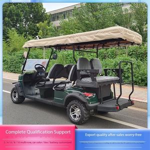 Nuevo coche turístico eléctrico, carrito de golf de cuatro ruedas, oficina de ventas de turismo escénico, propiedad de fábrica, coche de recepción de hotel - Product Image 3