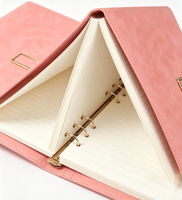 Carnet élégant A5 à fermeture magnétique, couverture rigide en cuir PU, 100 feuilles lignées épaisses, logo personnalisé en relief, cadeau d'affaires, agenda