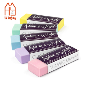 Gommes à crayons fabriquées en Chine, grandes gommes blanches pour le bureau de l'école, gommes d'art pour le dessin avec emballage en papier - Product Image 3
