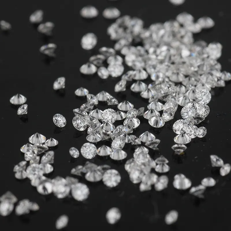 100% Echte Diamant Steen D Kleur Vvvs Vsduidelijkheid 3Mm Echte Diamant En Cvd Hpht Lab Geteelde Diamant