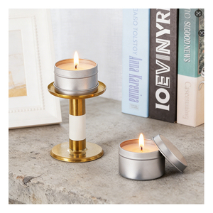 Vela aromática portátil en tarro de aluminio, mezcla de aromaterapia, edición boutique de promoción estacional. - Product Image 2