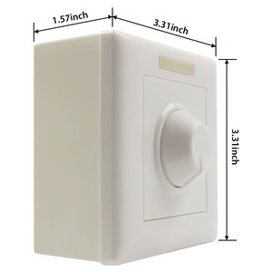 בקר עמעום LED איכותי עם 11 מקשים, שלט רחוק PWM/חוטי, צבע יחיד, השהיית הפעלה, עוצמת תאורה, DC12-24V 16A - Product Image 5