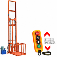 3m 4m 1000kg Hydraulischer Lastenaufzug Kleiner Frachtlift 1 Etage für Haus Lager Aufbewahrungsraum