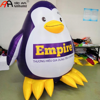 Pingouin géant gonflable personnalisé, personnage de dessin animé, thème de scène, activité, musée, exposition, centre commercial, événements d'ouverture, décoration