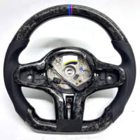 Volant en fibre de carbone véritable style CS pour BMW G20 G30 G80 G82 G87 M2 M3 M4, amélioration intérieure de style racing OEM