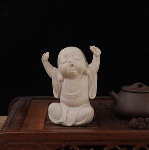 Nuovo Modello di Buddha Maitreya in Resina Cinese Dipinto a Mano per Decorazione Artistica di Armadi Divisori in Sale da Tè e Casa - Product Image 1