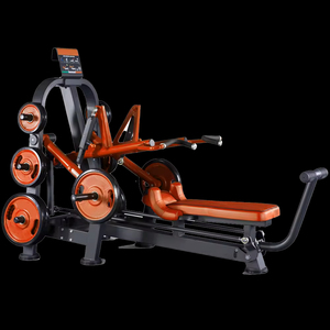Máquina de gimnasio multifunción de acero para uso comercial con carga de placas, prensa de piernas inclinada de 45 grados - Product Image 5