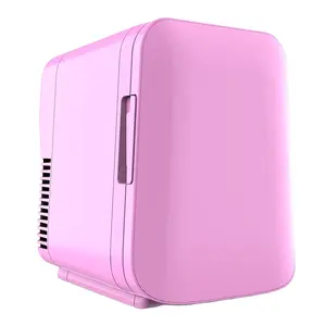Refridgerator Mini 4 Liter/6 Kaleng Portabel, Kulkas Perawatan Kulit Kosmetik AC/DC, Pendingin dan Hangat 2021