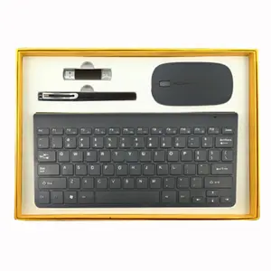 Factory Wholesale Office Stationery Gift Set Wireless Keyboard and Mouse Combo for Promotion Corporate Gifts