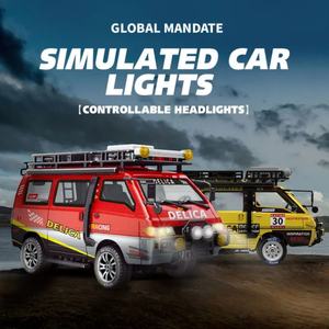 SJY-JXC5813A Clásicos de la Vieja Escuela DELICA, Coches RC a Escala 1/24, Juguetes de Coches en Miniatura con Luces y Control de Velocidad, Nuevos Regalos 2025 - Product Image 5