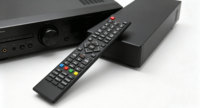 Télécommande audio multifonction pour téléviseur, compatible avec home cinéma, barre de son, amplificateur, télévision HD, certifiée ISO et RoHS, fabriquée en usine