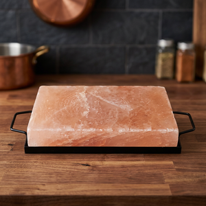 Premium Quality Refined Carved Technique Wholesale Himalayan Salt Cooking Slab Plates Tray Round <b>Shape</b> <b>Block</b> BBQ Grill Box - Product Image 1