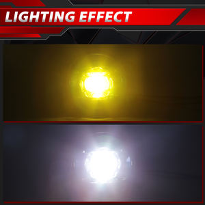 Ampoules LED en gros pour voitures, feux antibrouillard LED blancs et jaunes pour <span class=keywords><strong>Ford</strong></span>, Honda, Citroën, feux antibrouillard haute luminosité universels - Product Image 4