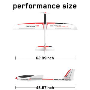 Avión Planeador Eléctrico de Ala Fija <span class=keywords><strong>Volantex</strong></span> PNP 742-7 - Product Image 4