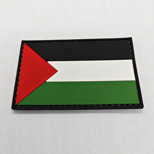 Miễn phí palestin cờ vá palestin thêu vải PVC Silicone các bản vá lỗi - Product Image 3