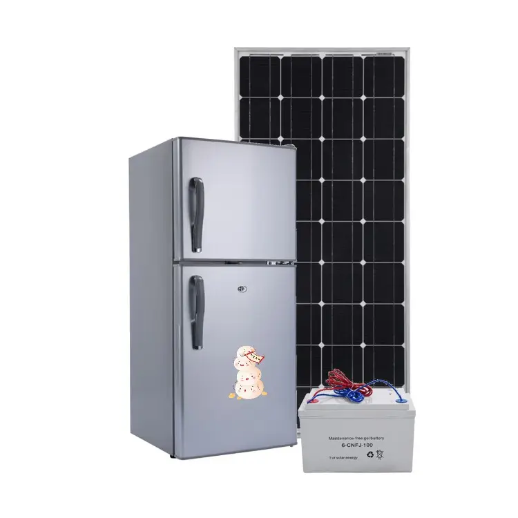 ตู้แช่แข็งพลังงานแสงอาทิตย์12V ตู้เย็นขนาดเล็ก118L คอมเพรสเซอร์ DC