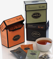 Vente en gros de petite boîte d'emballage en sachet de thé pour café de luxe en carton avec logo personnalisé emballage cadeau boîte à thé en papier carton paquet de 20/paquet de 10