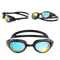 Gafas de Natación Profesionales para Competición, con Lentes de PC de Perfil Bajo, Hidrodinámicas, Antivaho, Protección UV e Impermeables, Personalizadas al por Mayor