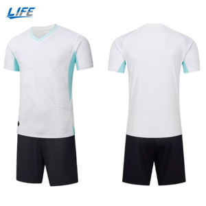 Maillot de football court uni personnalisable avec logo, numéro et nom - Équipe nationale de France - Modèle classique de l'Équipe nationale de France - Product Image 1