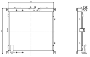 Refroidisseur d'<span class=keywords><strong>huile</strong></span> JSY Excavator KOBEL*CO SK20, pièces d'échangeur de chaleur, <span class=keywords><strong>radiateur</strong></span> en aluminium - Product Image 5