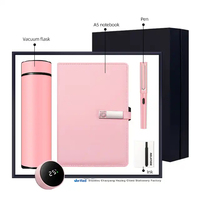 Ensemble de cadeaux de bureau de luxe Nouveaux articles promotionnels Tasse à vide A5 Carnet Stylo plume Recharge d'encre-Articles tendance à la mode