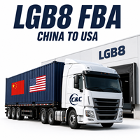 LGB8 Expédition Amazon FBA de Chine vers les États-Unis par mer et camion, transitaire DDP
