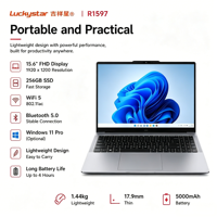 Ordinateur portable professionnel 15,6 pouces FHD AMD Ryzen 5, 8 Go de RAM, 256 Go SSD, Windows 11 Pro, vente en gros OEM