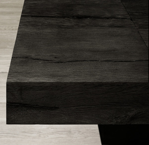 Sassanid yeni varış fransız çağdaş kapalı katı ahşap Davos meşe dikdörtgen uzatma yemek masası - Product Image 6