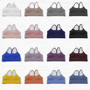 Soutien-gorge de sport léger et respirant pour femme, séchage rapide, motif uni, débardeur de yoga écologique pour la gym et les activités de plein air - Product Image 5