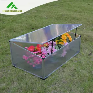 No tool installation 4 mm polycarbonate PC home and garden green house mini cold frame greenhouse