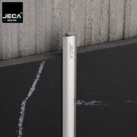 Profilé de bordure en acier inoxydable en forme de T incurvé pour carrelage mural et de sol, protection des bords des carreaux en céramique, bande décorative