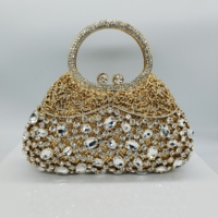 Nouveau design de sac à main de luxe en cristal pour femmes sac à main strass embrayages sac de soirée
