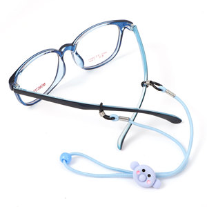 Chaîne de <span class=keywords><strong>lunettes</strong></span> <span class=keywords><strong>élastique</strong></span> colorée de lanière anti-perte de PVC d'animal de dessin animé mignon <span class=keywords><strong>pour</strong></span> les <span class=keywords><strong>lunettes</strong></span> pendantes de cou des enfants - Product Image 5