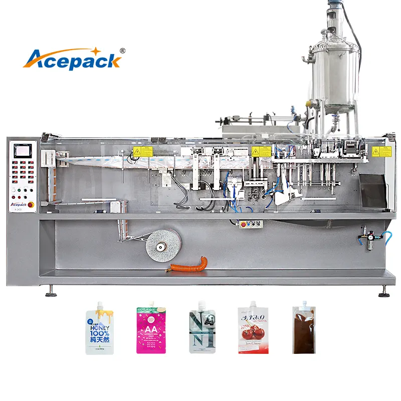 Doypack Ketchup Jam Honey Filling and Sealing Packing Machine