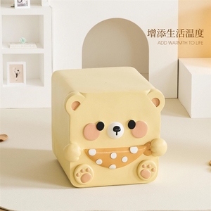 Adorable <span class=keywords><strong>petit</strong></span> tabouret en fibre de verre en forme d'ours, pour l'entrée - Product Image 2