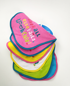 Bavaglini Originali per Neonati 0-3 Anni, 100% Cotone, Antibatterici, Ecologici, Rotondi e Girevoli con Chiusura a Strappo - Product Image 5