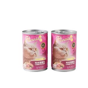 Nourriture humide pour chats et chiens, poitrine de poulet naturelle riche en protéines, en conserve, OEM, 400g, sans céréales, saveurs biologiques, Flinine - Product Image 1
